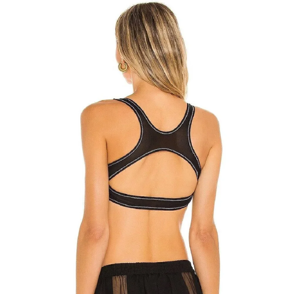 NWT Solid & Striped X Sloane Stephens Jayden Bikini Top